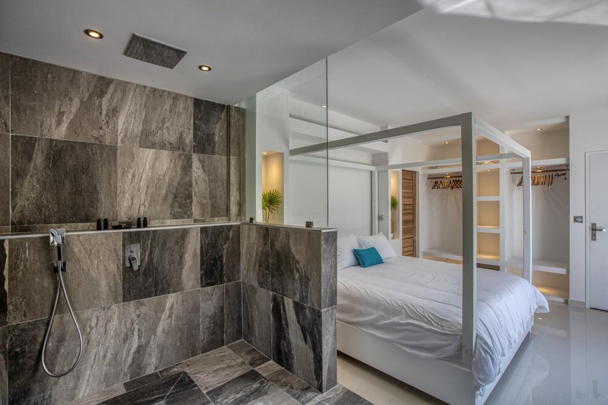 Location villa Saint Martin Terres Basses - Villa 2 chambres 4 personnes - piscine - jardin tropical - 2700m de la plage de Baie Rouge (24)